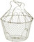 LA BONNE GRAINE - Panier à salade pliant avec raidisseurs - Inox - Rangement facile - Essorage délicat - Ø 22,5 cm
