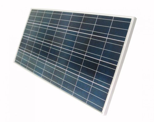 JWS Solarmodul 130W 12V Polykristallin – Hochwertiges Solarpanel mit Anschlussbox & Kabel – 1200×669×30 mm, 8 kg, Sicherheitsglas 3,2 mm – Ideal für Wohnmobil, Boot, Garten & Inselanlagen