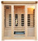 CONCEPT USINE | Cabine Sauna Infrarouge 4-5 Places en Bois Hemlock | Chromothérapie 7 Couleurs | 7 Diffuseurs Infrarouges | Station Contrôle LCD | Radio Bluetooth | Chaleur Sèche Économique | 2640W