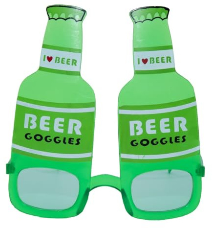 P'TIT CLOWN Fantasie-Brille – Lustige Partybrille – Erwachsene – Perfekt für Kostüm, Karneval, Cosplay, Cocktailabend, tropische Party – Kunststoff