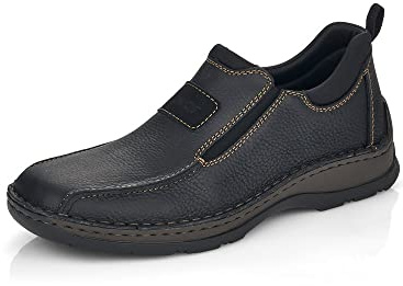 Rieker Herren Low-Top Sneaker 05363, Männer Halbschuhe,sportlich,straßenschuhe,Strassenschuhe,Sportschuhe,Freizeitschuhe,schwarz (00),43 EU / 9 UK