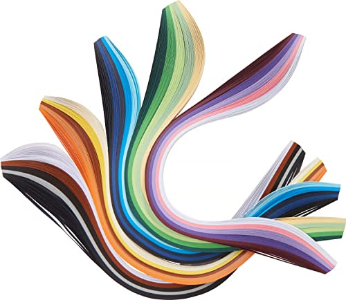 VBS XXL 500er-Pack Quillingstreifen Megaset 39cm