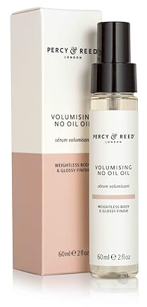 Percy & Reed Turn Up the Volume Volumising No Oil Oil - Lightweight Formula, Instant Hydration - Smoothing & Protecting. Adds Volume & Shine. Free From Sulphates & Parabens. Vegan Friendly - 60ml