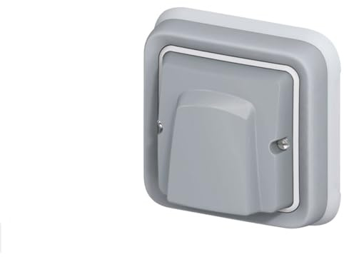 Legrand 069848 Sortie de Câbles Étanche avec Serre-Câble Plexo, Complet Encastré, Gris