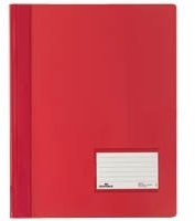 DURABLE 979268003 snabbhäftare Duralux röd