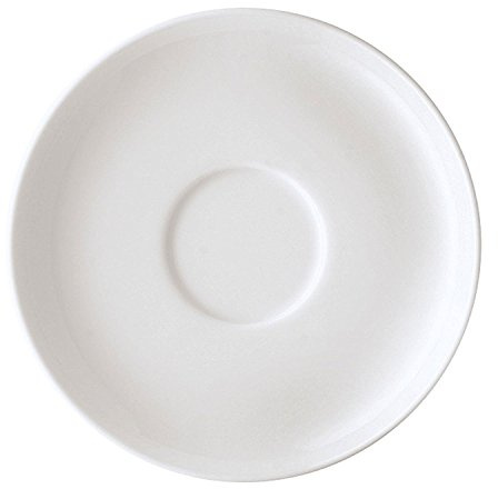 Arzberg form 1382 vit kaffe underkopp, porslin, vit, 14,4 x 14,4 x 6,8 cm