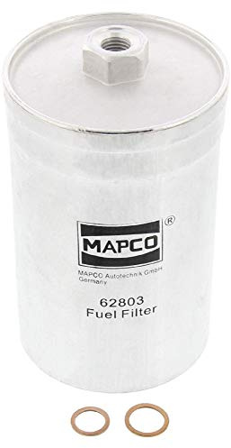 MAPCO 62803 Kraftstofffilter | Kompatibel mit: AUDI 100 C2 Avant, 100 C3 Avant, 100 C3 Stufenheck, 100 C4 Avant, 100 C4 Stufenheck, 200 C2 Stufenheck