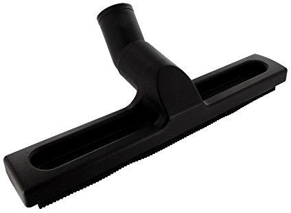 Paxanpax Universal Plastic Squeegee Floor Nozzle with Rubber Blades, Black