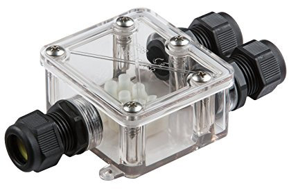 Knightsbridge JB004 JB - Scatola di derivazione impermeabile, trasparente