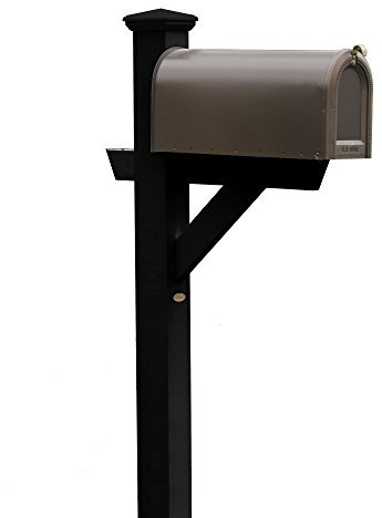 Highwood AD-MLBX1-BKE Hazelton Mailbox Post, Black