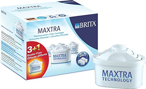 Brita 100482 Filter cartridges Maxtra, 3-Pack + 1 Extra