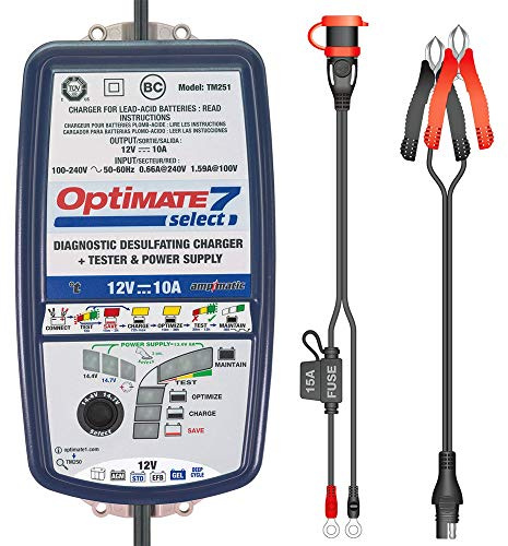 Tecmate TM-250 Optimate 7 Select Cargador