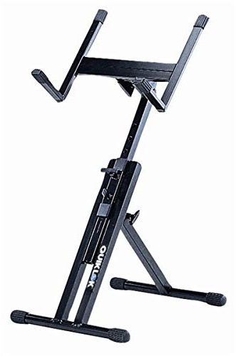 Quik Lok QL/640 Fully Adjustable Small Amplifier Monitor Stand - Black