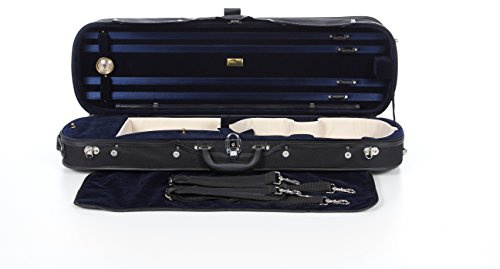 Geigenkoffer Holz 4/4 marineblau M-Case