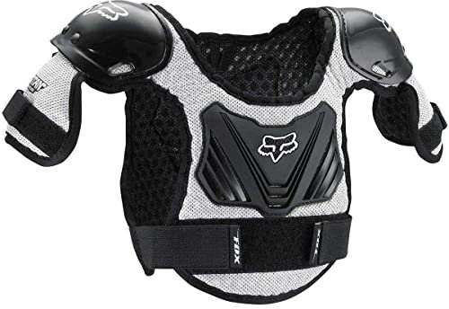 FOX TITAN KIDS ROOST DEFLECTOR BLACK/SILVER MD/LG AGES 6-9 by Fox Racing
