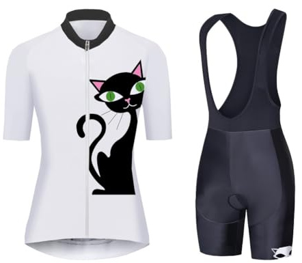 Ugly Frog 2026 Manga Corta Jersey de Ciclo Bici del Camino para Mujer, Conjunto Ropa Al Aire Libre Transpiración para La Bicicleta