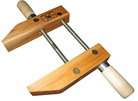 Dubuque Clamp Works Made in USA Wood Hand Screw Clamp 10 inch Hard Maple jaw