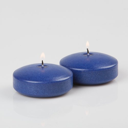3 Navy Blue Richland Floating Candles Set of 36