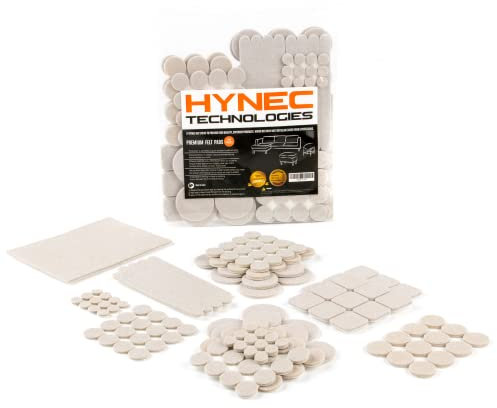 Feltrini autoadesivi salvapavimento per mobili Hynec Premium, set medio, in 7 differenti misure