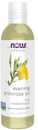 NOW Solutions, Evening Primrose Oil, 100% Pure Moisturizing Oil, with Essential Fatty Acids 4-Ounce