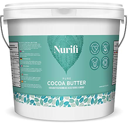 1KG Cocoa Butter by Nurifi - Unrefined - 100% Pure, Raw & Natural