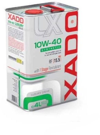XADO Motor-Öl 10W-40 Synthetisch - Luxury Drive mit Additiv Revitalizant Gegen Verschleiss - 4 Liter