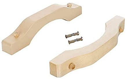 eliga Türgriff-Set geschwungene Form für Glastüren