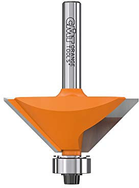 CMT Orange Tools 936.420.11 - Fresa para biselar con rodam. 45 grados hm s 8 d 45
