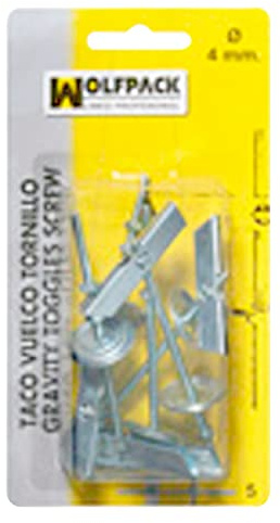 Taco Vuelco Tornillo M 6 (2 Piezas)