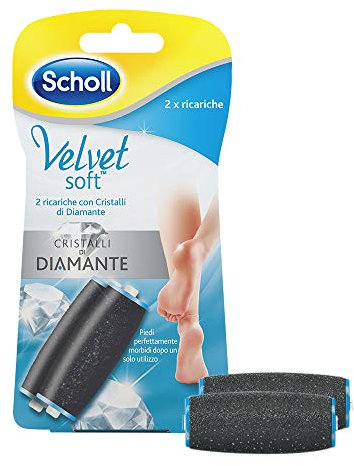 Scholl Velvet Smooth Diamond Pedi Refill Regular Coarse 2Pk