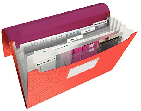 Leitz, Projektmappe, Für bis zu 150 Blatt A4, Gummibandverschluss, PP-Material, Rot, Urban Chic, 39970024