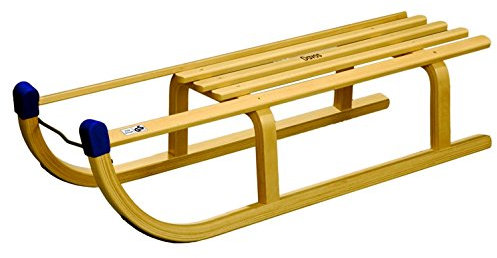Rix Holzschlitten Davos 100 cm, belastbar bis 120 Kg