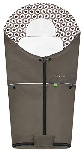 Odenwälder Kinderwagen Sommer Fußsack Klimo Cool 2016 (Walnuß Braun)