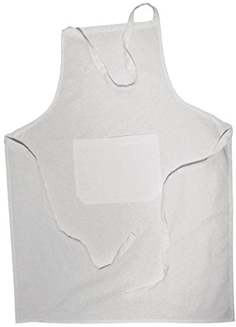 Rayher 3829000 Schürze, weiß, 70x95cm, SB-Btl 1Stück