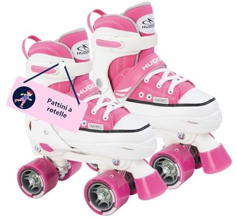 HUDORA Rollschuhe Roller Skate Kinder Rollschuhe, pink, 36-39