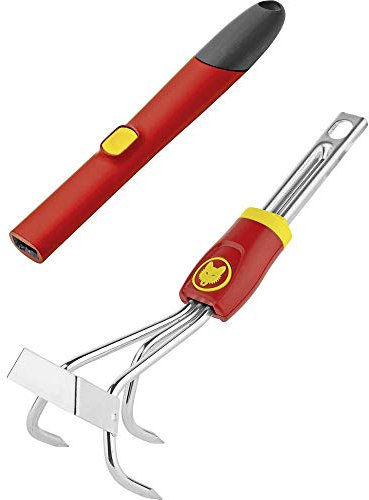 WOLF-Garten - LB-M/ZM30 Kultivator Unkrauthacke mit Stiel, Rot/Silber, 10 x 17 x 52.5 cm; 71 aid002650