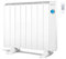 Orbegozo RRE 1510 A, Emisor térmico bajo consumo, 1500 W, 8 elementos reales, aluminio, mando a distancia, funcionamiento programable,botón de desconexión total, pared o pie, color blanco