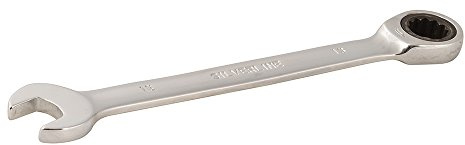 Silverline 245073 Fixed Head Ratchet Spanner 13 mm, Silver