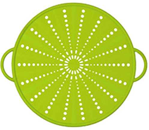 Emsa 514559 Spritzschutz, Ø 21 cm, Silikon, Anthrazit, Smart Kitchen