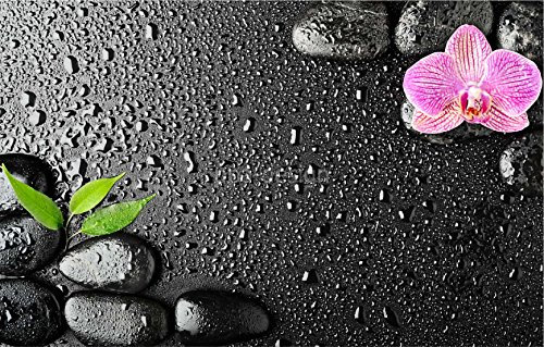Sticker Autocollant Mural Galets Orchidée SRPA0006 (158x100cm)
