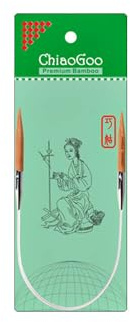 ChiaoGoo Circular Needle Bamboo 30cm 2.75mm Patina - 1pc