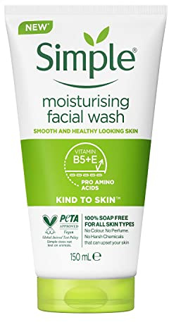 Simple Gesichtspflege Feuchtigkeitsspendendes Waschgel, 150 ml