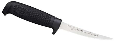 Marttiini Finnisches Filiermesser, preiswert, Klinge 10 cm, rostfrei, Kunststoff-Scheide