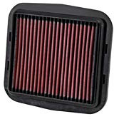 K&N DU-1112R Motorrad Rennen Spezielle Luftfilter, Rot | kompatibel mit Ducati 1199 Panigale Race spezifische 2012 (DU-1112R)