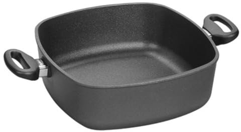 Woll 1024NL Bräter 24 x 24 cm 4 Liter 10 cm hoch, mit Glasdeckel