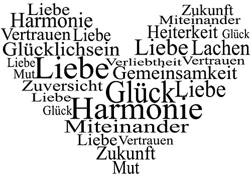 Rayher 2873000 Stempel, Herz - Liebe,Glück, Harmonie ...,5x7 cm