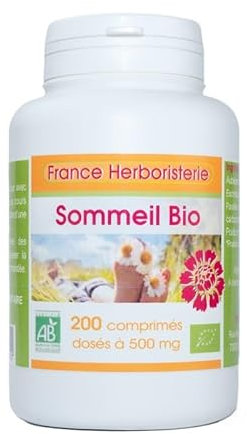 SOMMEIL BIO AB 200 comprimés dosés à 500 mg.