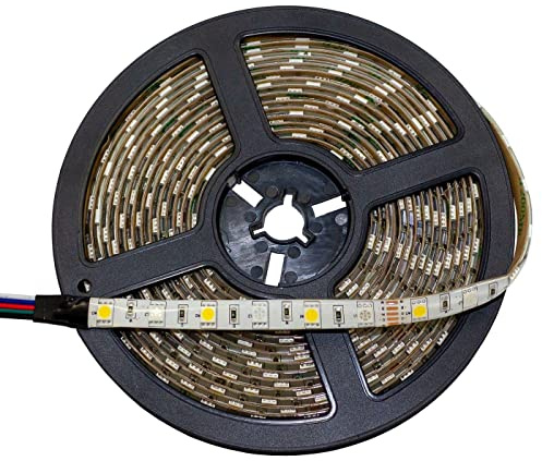 Lumonic LED Strip 5m RGBWW 3000K LED Leiste 12V IP65 300LEDs 60 LED/m SMD5050 I farbwechsel LED Streifen I LED Stripe 500cm, LED Band, LED Lichtband
