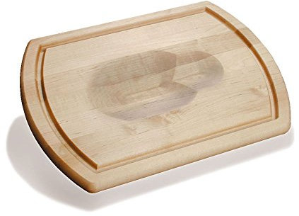 J.K. Adams Reversible Carving Board, Maple Wood Kitchen Cutting Board with Indentation & Juice Groove, 20 x 14 x 1.25 for Food Prep Chopping