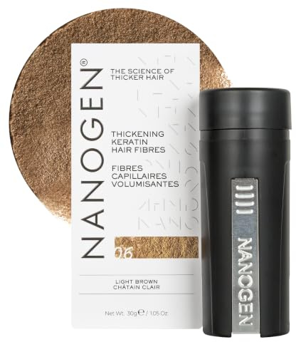 Nanogen Haarverdickungsfasern hellbraun 30g